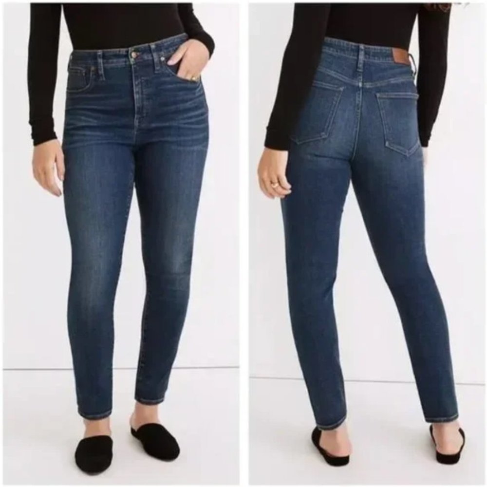 Madewell Curvy High Rise Skinny Jeans – Lanette Wash, Size 26